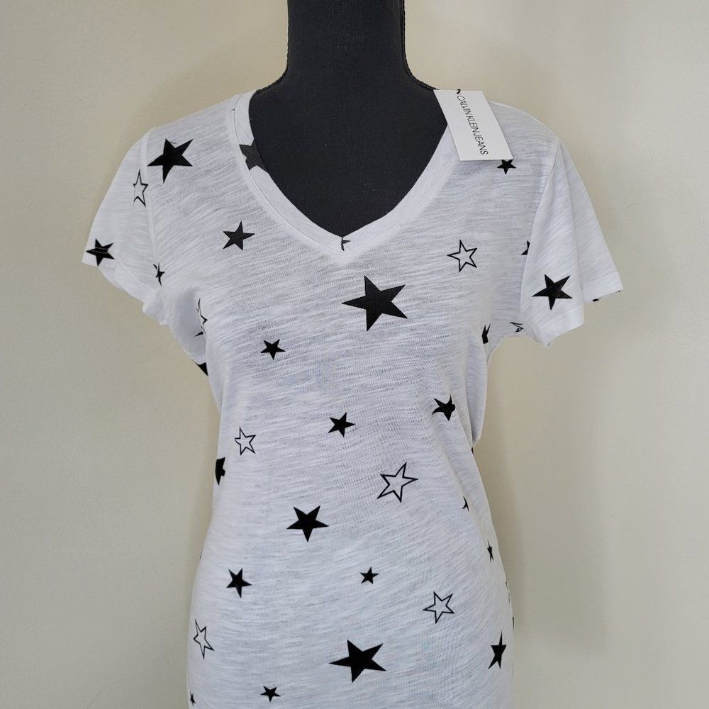 Calvinklein Jeans V-Neck Stars Tee